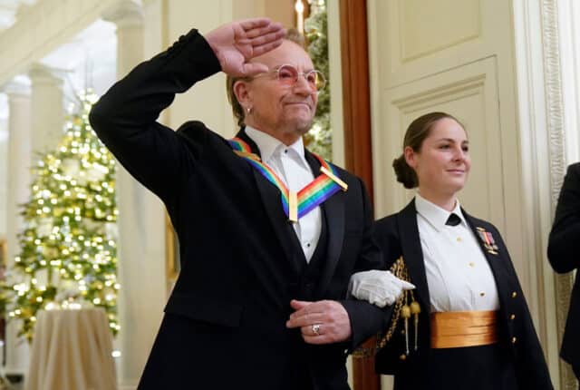 bono at the white house for kennedy center honors